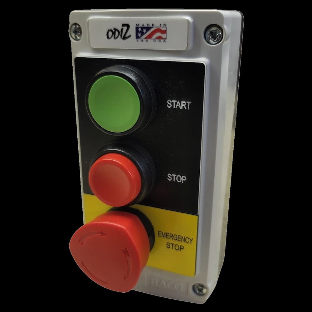 22mm Start(NO)/Stop(NC)/EStop(NC) - Button Only