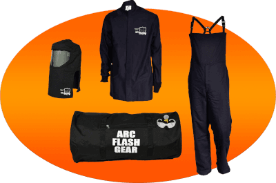 40 Cal Economy Jacket, Bib & Hood with Fan & Light Hi-Vis Kit