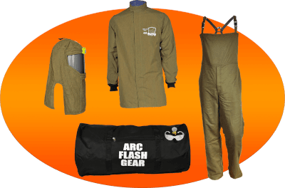 40 Cal Lite Jacket, Bib & Shroud with Fan Hi-Vis Kit