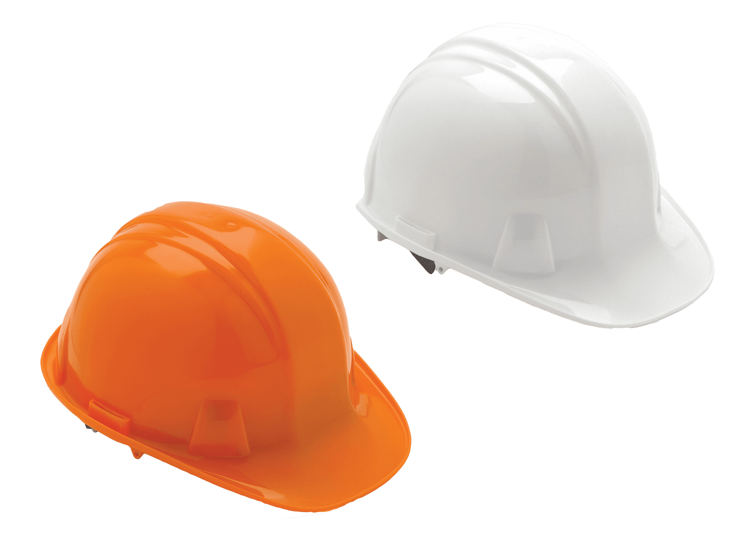 White Hard Hat with Ratchet
