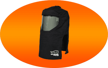 40 Cal Economy Hood with Hard Hat
