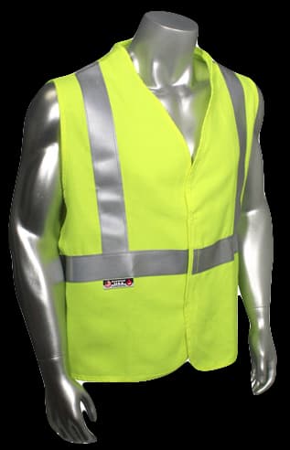 Hi-Vis Green AR Modacrylic Solid Vest