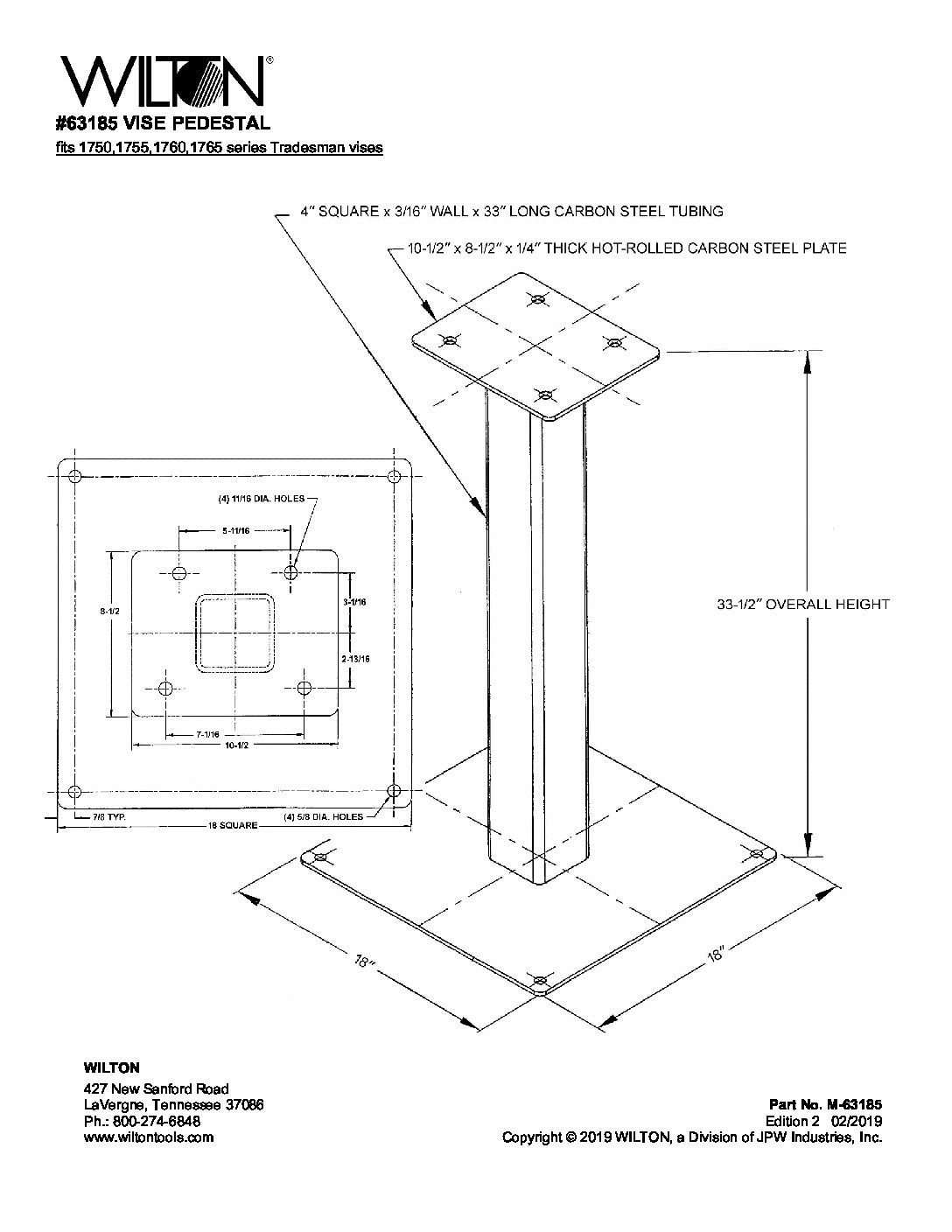 Heavy Duty Vise Stand - Odiz Safety LLC